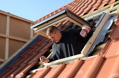 Pose de fenêtres de toit Velux à Burbure